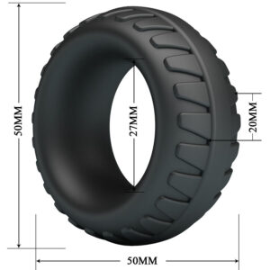 Crazy Bull-Dilson Anello di Silicone Modello 3-Waterproof · Anelli & Guaine per pene (immagine 3)