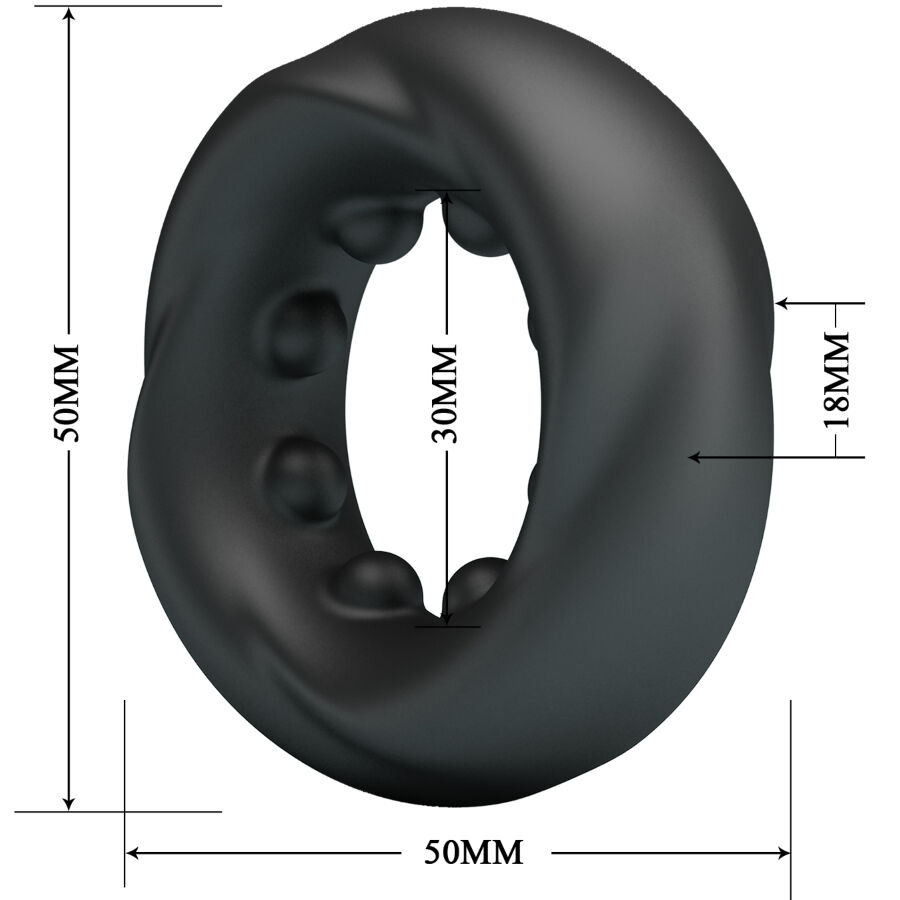 Crazy Bull-Daquez Anello di Silicone Modello 4-Waterproof 3 Crazy Bull-Daquez Anello di Silicone Modello 4-Waterproof · Anelli & Guaine per pene (imaginea 3)