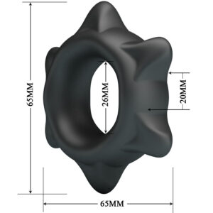Crazy Bull-Ethaniel Anello di Silicone Modello 11-Waterproof · Anelli & Guaine per pene (immagine 5)