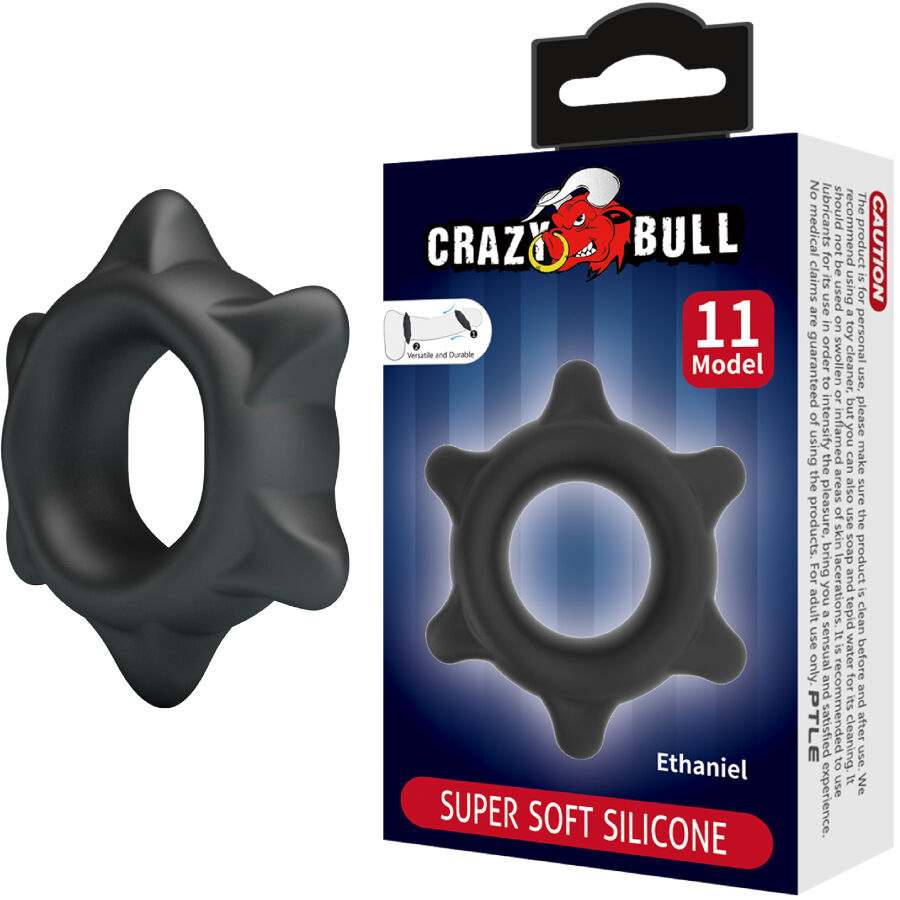 Crazy Bull-Ethaniel Anello di Silicone Modello 11-Waterproof · Anelli & Guaine per pene (immagine 6)
