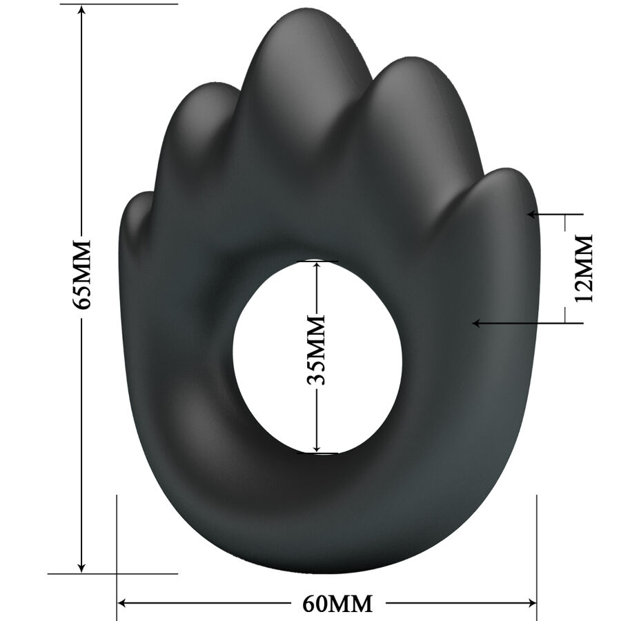 Crazy Bull-Habert Anello di Silicone Modello 13-Waterproof · Anelli & Guaine per pene (immagine 5)
