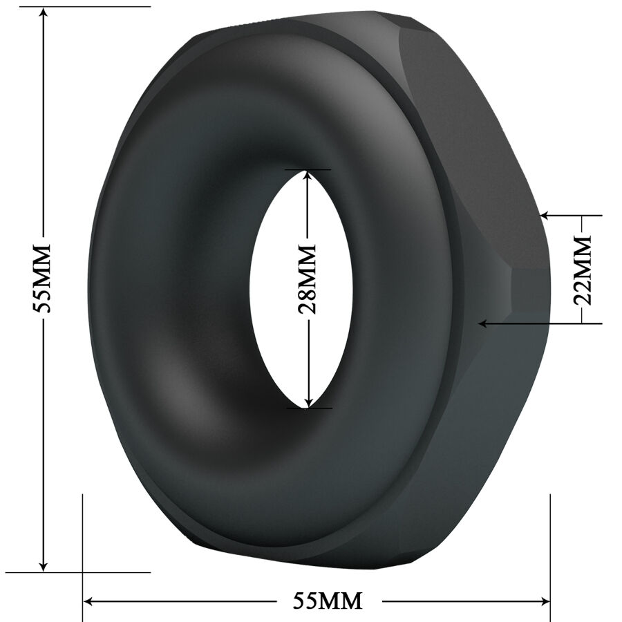 Crazy Bull-Jarvius Anello di Silicone Modello 14-Waterproof · Anelli & Guaine per pene (imaginea 5)