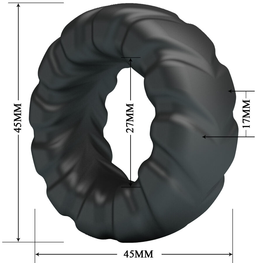 Crazy Bull-Jeriko Anello Silicone Modello 1-Waterproof · Anelli & Guaine per pene (immagine 6)