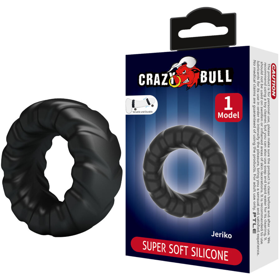 Crazy Bull-Jeriko Anello Silicone Modello 1-Waterproof · Anelli & Guaine per pene (immagine 4)