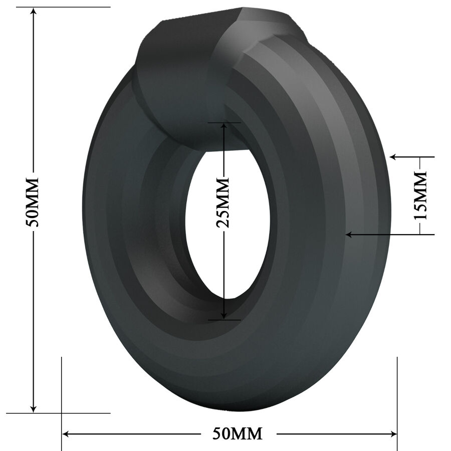 Crazy Bull-Kayke Silicone Ring Model 2-Waterproof · Anelli & Guaine per pene (immagine 5)