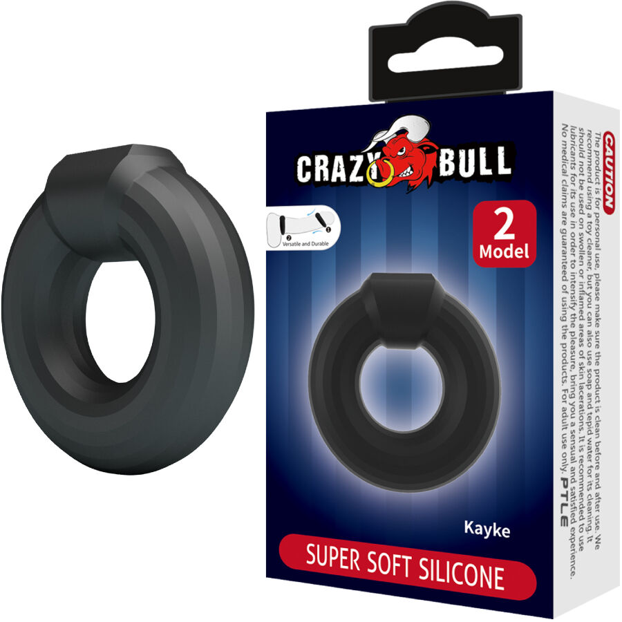 Crazy Bull-Kayke Silicone Ring Model 2-Waterproof · Anelli & Guaine per pene (immagine 6)