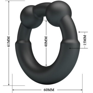 Crazy Bull-Meco Anello di Silicone Modello 15-Waterproof · Anelli & Guaine per pene (immagine 5)