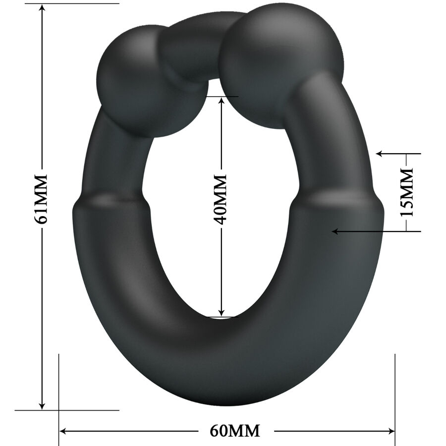 Crazy Bull-Meco Anello di Silicone Modello 15-Waterproof · Anelli & Guaine per pene (immagine 5)