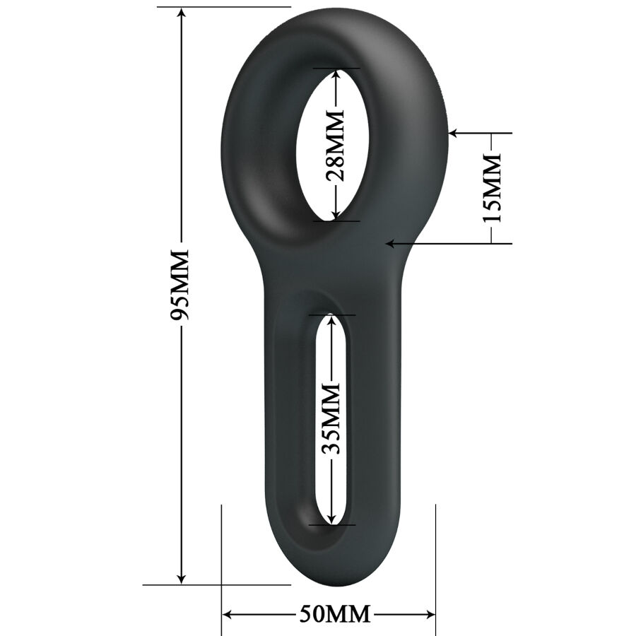 Crazy Bull-Anello in Silicone Modello 18-Waterproof 5 Crazy Bull-Anello in Silicone Modello 18-Waterproof · Anelli & Guaine per pene (imaginea 5)