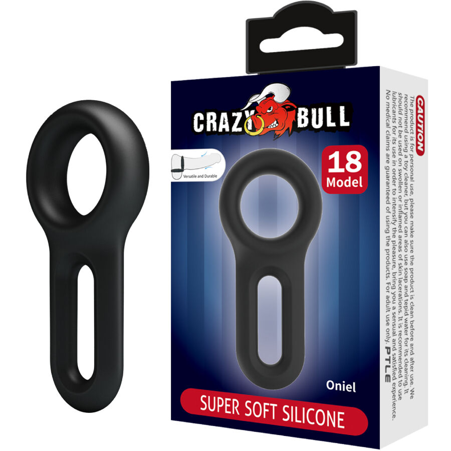 Crazy Bull-Anello in Silicone Modello 18-Waterproof 6 Crazy Bull-Anello in Silicone Modello 18-Waterproof · Anelli & Guaine per pene (imaginea 6)