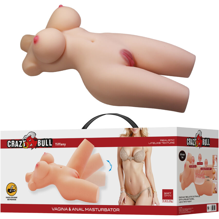 Crazy Bull-Tiffany Torso Femminile Realista Vagina e Anale 5.5 kg-TPR 2 Crazy Bull-Tiffany Torso Femminile Realista Vagina e Anale 5.5 kg-TPR · Masturbatori (imaginea 2)