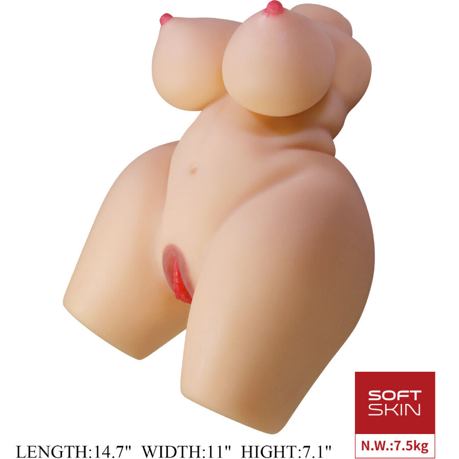 Crazy Bull-Grace Torso Femminile Realista Vaginale e Anale 7.5 kg-TPR · Bambole & Gonfiabili (immagine 7)