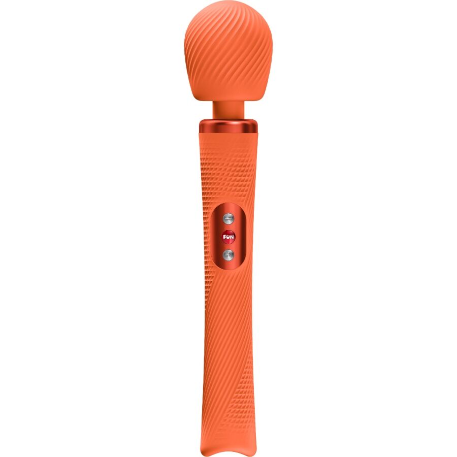 Fun Factory-Vim Wand Vibrator Orange-Silicone, 5 velocità 1 Fun Factory-Vim Wand Vibrator Orange-Silicone, 5 velocità · Vibratori