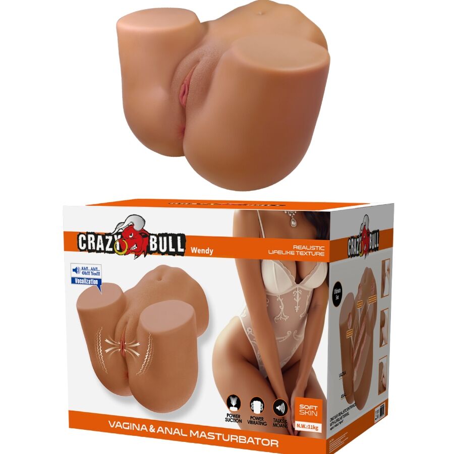 Crazy Bull-Wendy Vibratore Realistico Posteriore Femminile Con Suzione · Bambole & Gonfiabili (immagine 2)