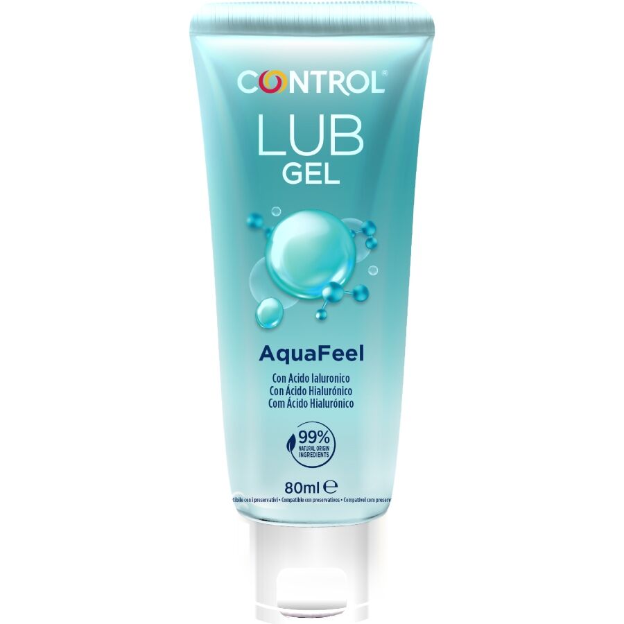 Control Lubes-Aquafeel Gel Lubrificante con Acido Ialuronico 80 ml