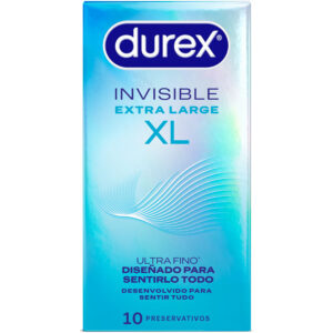 Durex Condoms-Invisibile Xl Preservativi 10 Pezzi-Latex