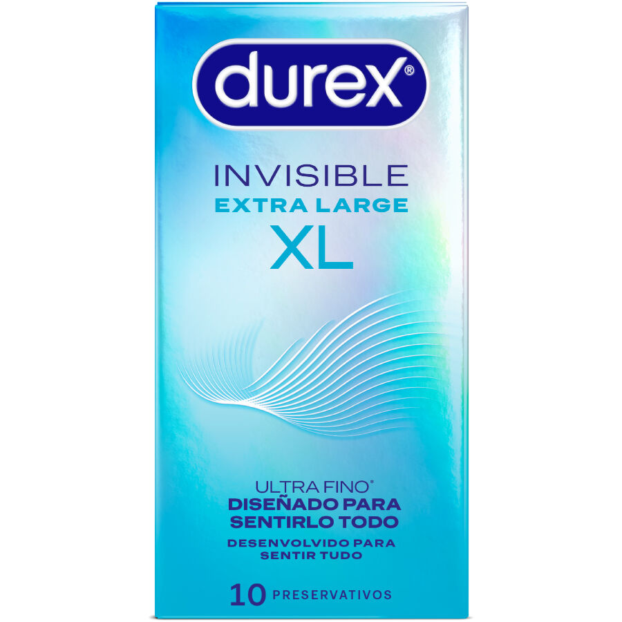 Durex Condoms-Invisibile Xl Preservativi 10 Pezzi-Latex