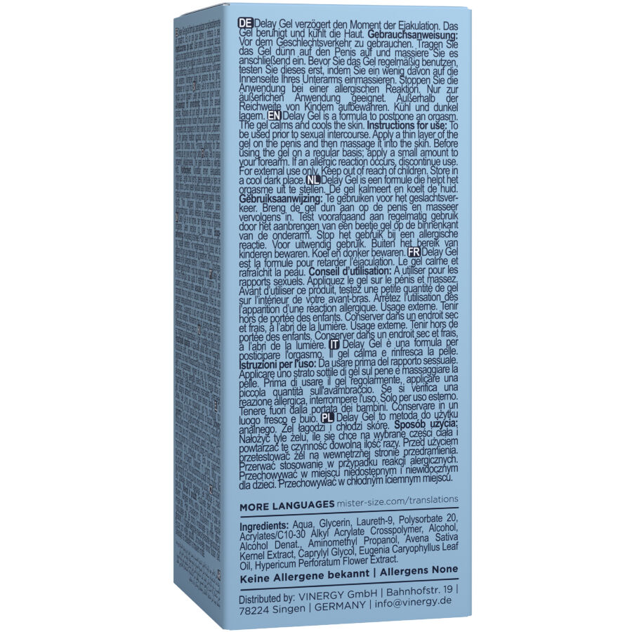 Mister Size-Gel per Ritardo 50 ml 4 Mister Size-Gel per Ritardo 50 ml · Afrodisiaci uomo (imaginea 4)
