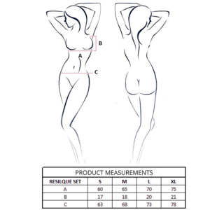 Passion Woman Sets-Resilque Set Reggiseno e Tanga White S/M · Lingerie sexy donna (imaginea 4)