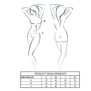Passion Woman Sets-Anuvera Set reggiseno e Tanga Fire Brick · Lingerie sexy donna (immagine 8)