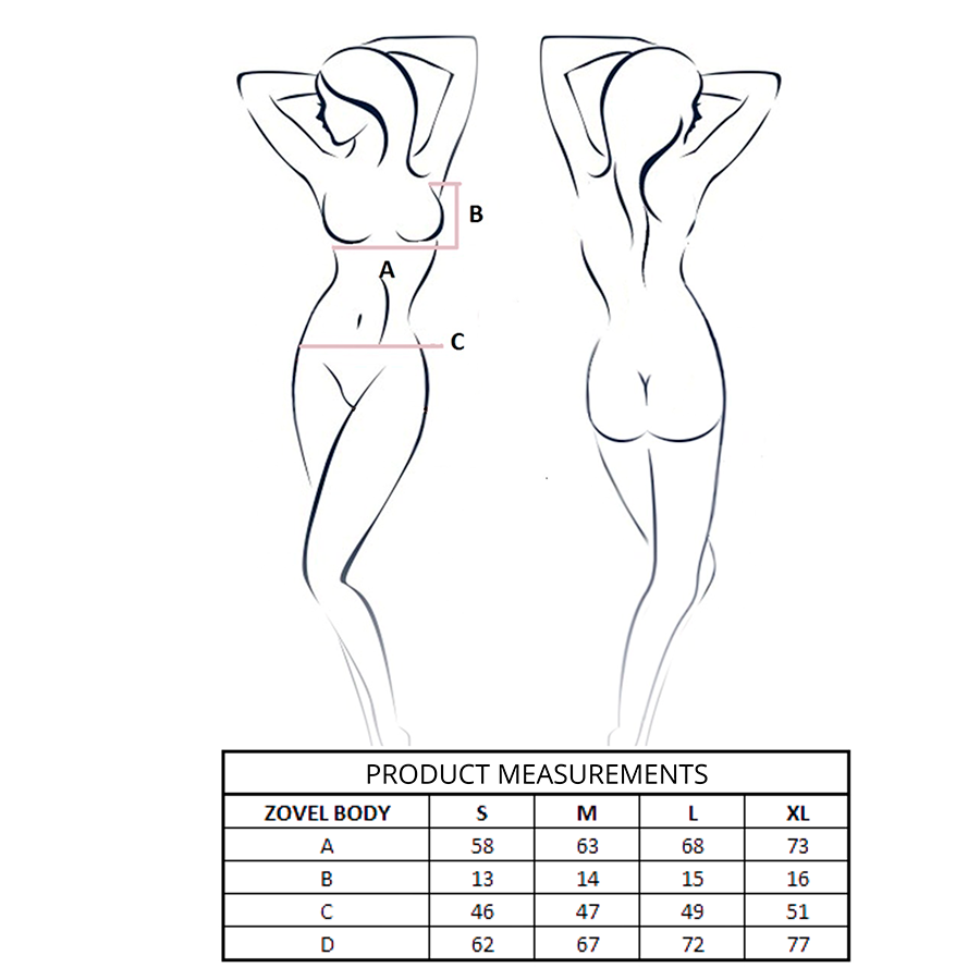 Passion Woman Teddies-Zovel Body Black S/M · Lingerie sexy donna (imaginea 4)