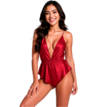 Passion Woman Teddies-Sensie Body Burgund L/XL · Lingerie sexy donna