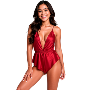 Passion Woman Teddies-Sensie Body Burgund L/XL · Lingerie sexy donna
