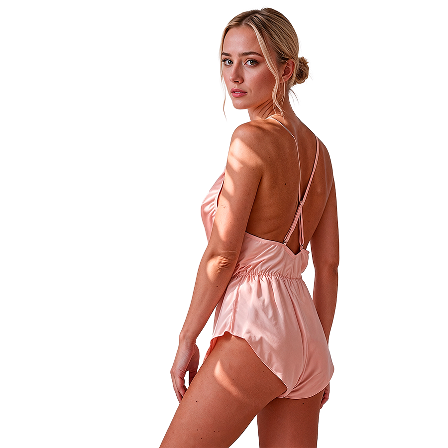 Passion Woman Teddies-Sensie Body Coral S/M · Lingerie sexy donna (immagine 3)