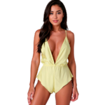 Passion Woman Teddies-Sensie Body Lemon S/M · Lingerie sexy donna