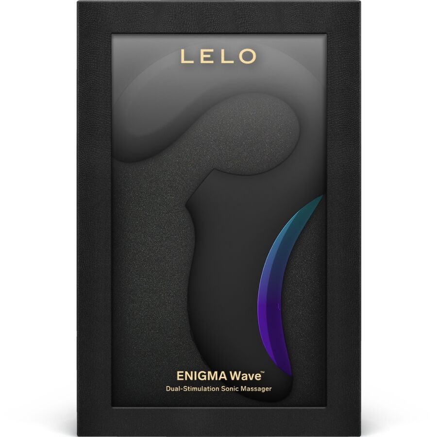Lelo-Enigma Wave Massaggiatore Tripla Vibrazione, Nero-Silicone · Vibratori (imaginea 4)