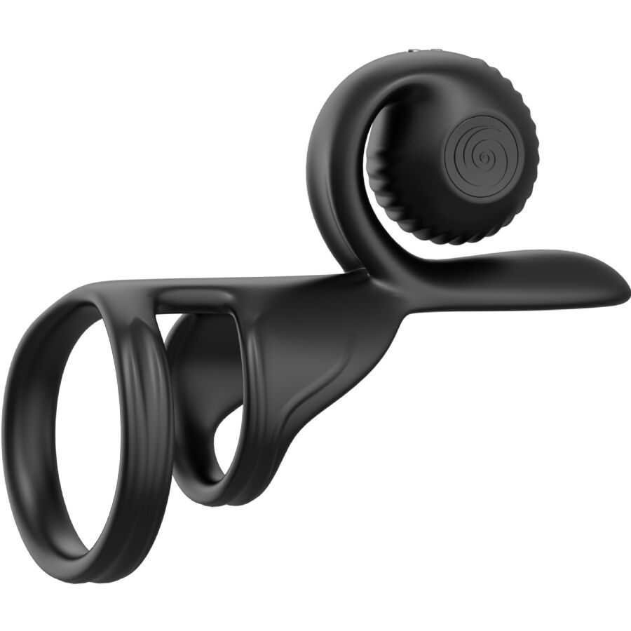Snail Vibe-Jovi Anello per Coppia con Telecomando, Nero-Silicone 8 Snail Vibe-Jovi Anello per Coppia con Telecomando, Nero-Silicone · Anelli & Guaine per pene (imaginea 8)