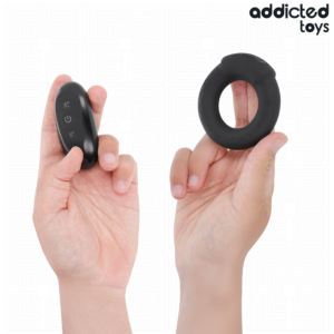 Addicted Toys-Anello vibrante con effetto di riscaldamento 11 Addicted Toys-Anello vibrante con effetto di riscaldamento · Anelli & Guaine per pene (immagine 4)