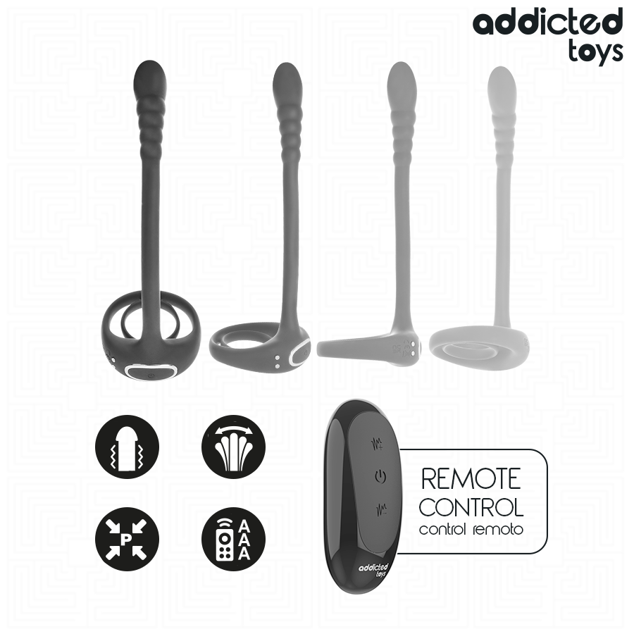Addicted Toys-P-spot Anello Vibratore per Pene · Anelli & Guaine per pene (immagine 6)