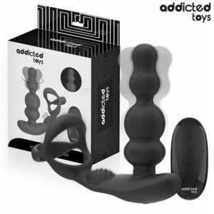 Addicted Toys-Massaggiatore Prostatico Rotativo con Telecomando-Silicone