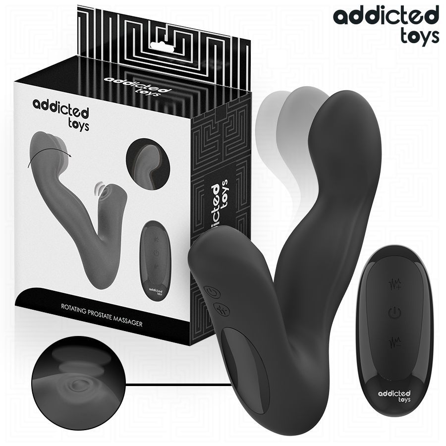 Addicted Toys-Massaggiatore Oscillante Prostatico con Modalità Pulsante e 3 Addicted Toys-Massaggiatore Oscillante Prostatico con Modalità Pulsante e · Giocattoli anali (imaginea 3)