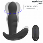 Addicted Toys-Plug anale Rotativo Vibrante con Telecomando-Silicio · Giocattoli anali
