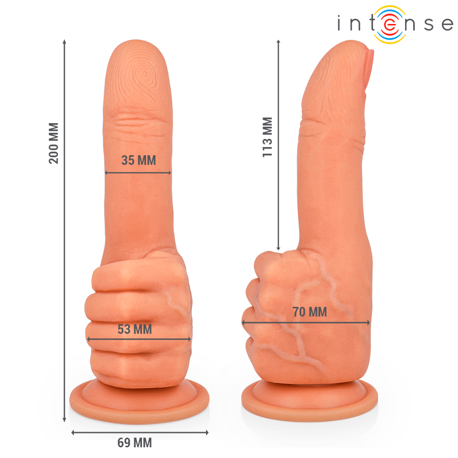 Intense Fun Toys-Bender Stimolatore G-spot Flessibile a Forma di Mano · Dildo & Stimolatori (immagine 2)