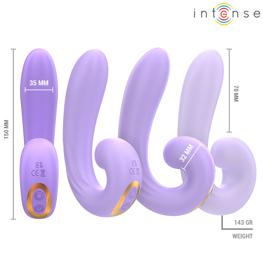 Intense High Tech-Meryl Stimolatore Clitorideo Doppio 2 Intense High Tech-Meryl Stimolatore Clitorideo Doppio · Vibratori (imaginea 2)