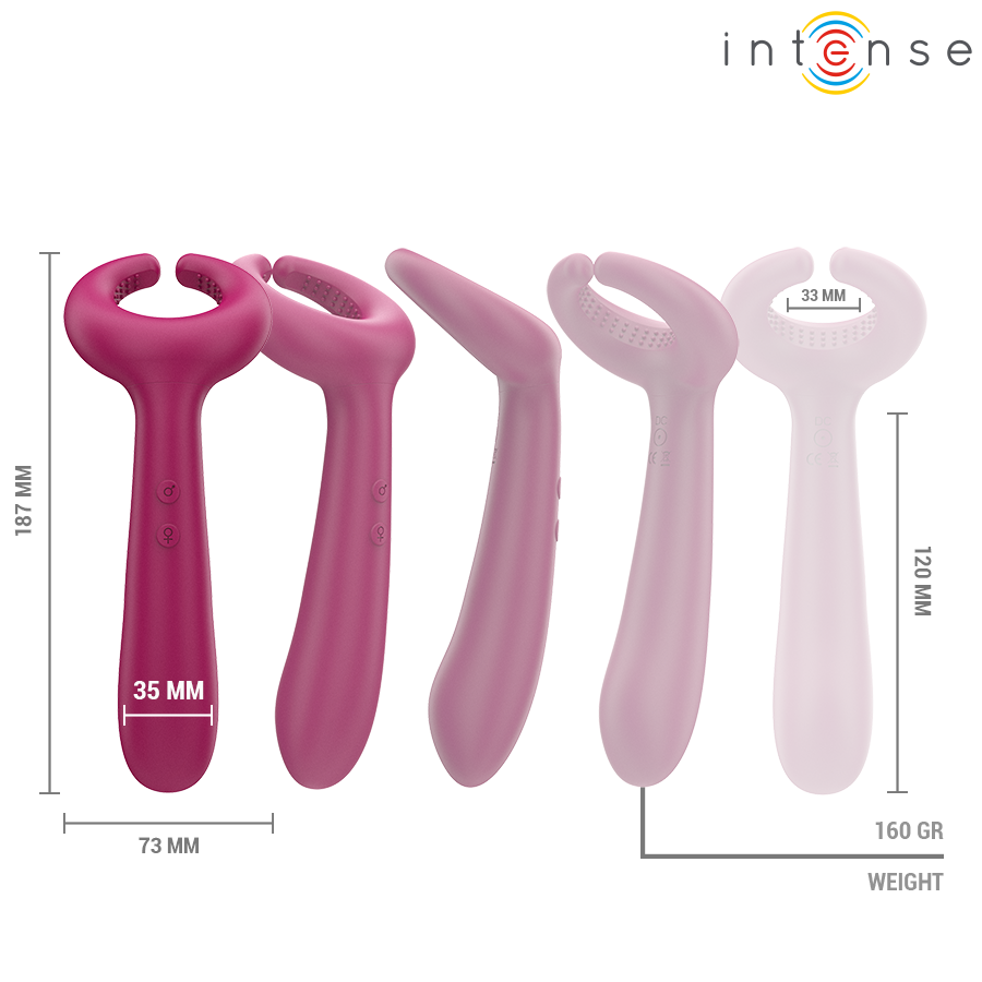Intense High Tech-Rowan Vibratore Incluso per Coppia-Silicone · Giocattoli per coppie (immagine 4)