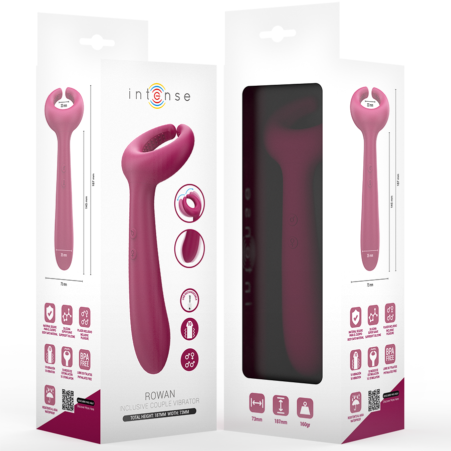 Intense High Tech-Rowan Vibratore Incluso per Coppia-Silicone · Giocattoli per coppie (immagine 2)