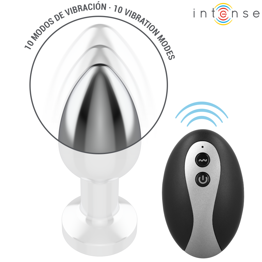 Intense Anal Toys-Plug anale in metallo Vibratore con Luci Led 11 Intense Anal Toys-Plug anale in metallo Vibratore con Luci Led · Giocattoli anali (immagine 11)