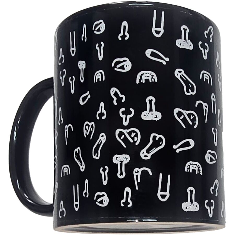 Diablo Picante-Tazza Penis Nera 370 ml