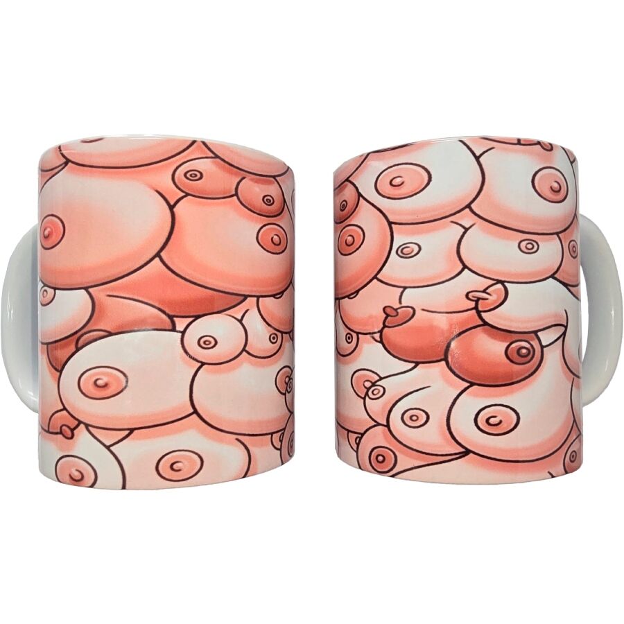 Diablo Picante-Tazza Colorata con Seni 370 ml 1 Diablo Picante-Tazza Colorata con Seni 370 ml — DIVERTY SEX · Articoli divertenti