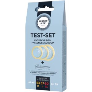 Mister Size-Set Test 3 Preservativi Taglie Diverse + Centimetro · Preservativi (imaginea 3)