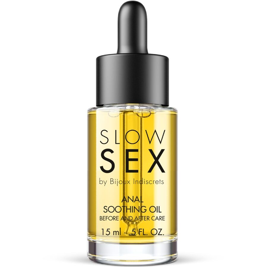 Bijoux Slow Sex-Slow Sesso Olio Anale Calmante 15 ml — BIJOUX INDISCRETS · Massaggio erotico (immagine 2)