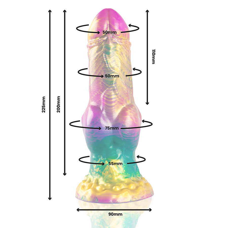 Epic-Iris Dildo con testicoli arcobaleno del piacere-silicone 3 Epic-Iris Dildo con testicoli arcobaleno del piacere-silicone · Dildo & Stimolatori (imaginea 3)