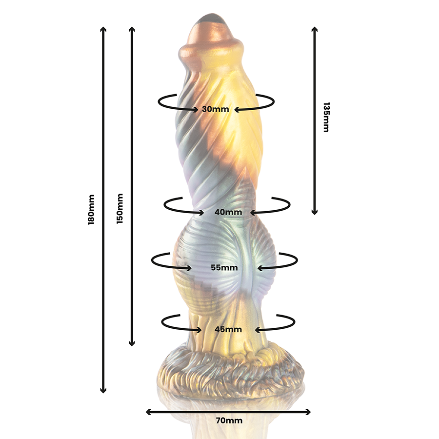 Epic-Dildo Phoenix Ricaricabile con Telecomando · Vibratori (immagine 4)