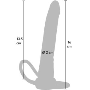 Get Real-Double Trouble Penetrator Anale in Silicone 16 cm · Giocattoli anali (imaginea 3)