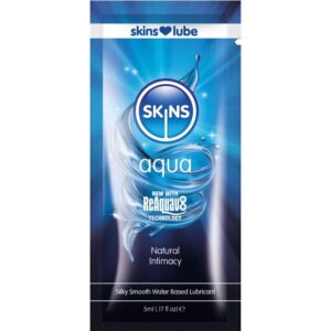 Skins-Aqua Lubrificante a base d'acqua monodose 5 ml