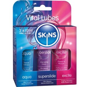 Skins-Kit Vital Lubrificanti Aqua, Superslide & Excite 3 X 12 ml